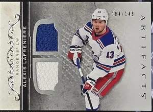 2021-22 Upper Deck Artifacts Alexis Lafreniere #106 Horizontal Dual Patch /149 - Picture 1 of 2