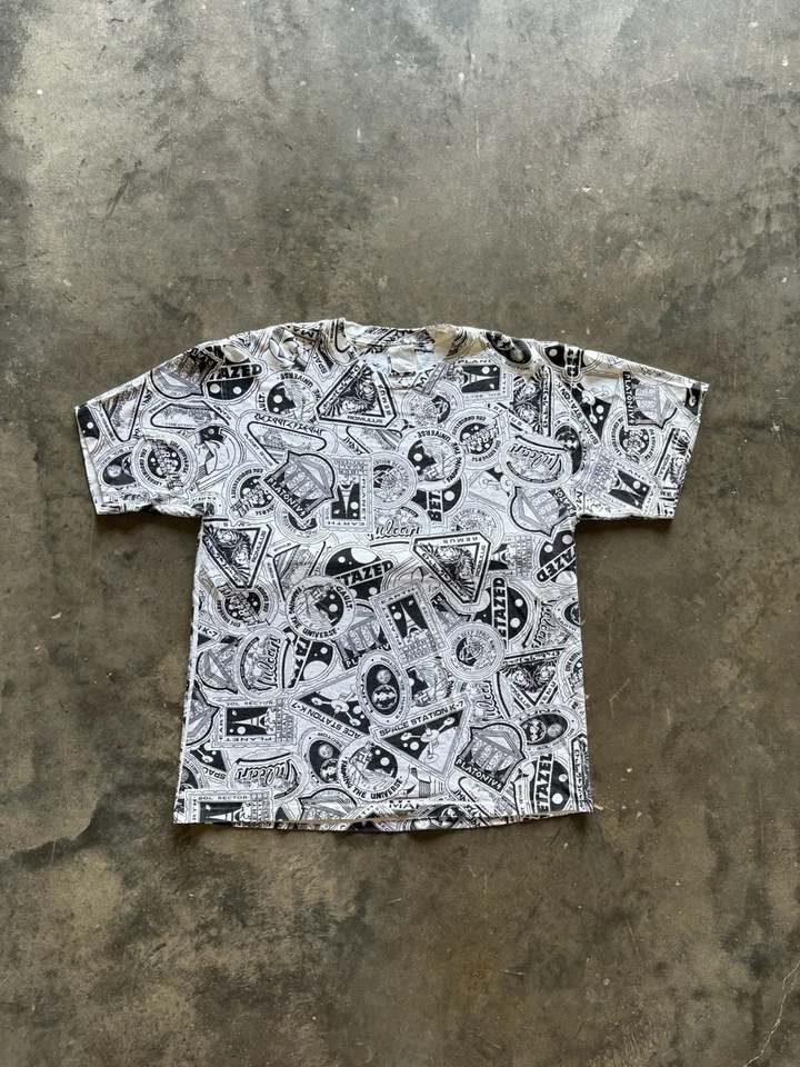 Camisa De Colección Star Trek AOP Estampada XL NUEVA SIN ETIQUETAS 90s Promo Camiseta Ciencia Ficción Foto 1 de 4