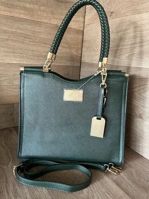 NUEVO Bolso Bandolera Bebe Los Angeles Verde Natalie Shopper, Precio de venta sugerido por el fabricante $129 Foto 1 de 4