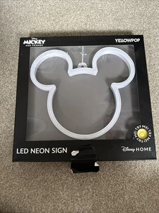 Disney Yellow pop Mickey Mouse And Friends Neon Light Sign - Picture 1 of 2