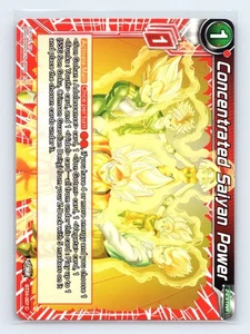 Concentrated Saiyajin Power BT24-007 Beyond Generations Dragon Ball Super casi nuevo - Imagen 1 de 2