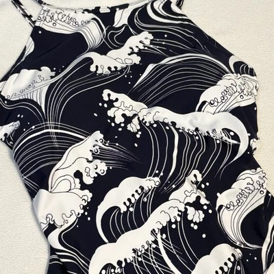 Traje de baño Nautica grande azul 1 pieza precio de venta sugerido por el fabricante $108 tazas acolchadas correas ajustables NUEVO Foto 1 de 4