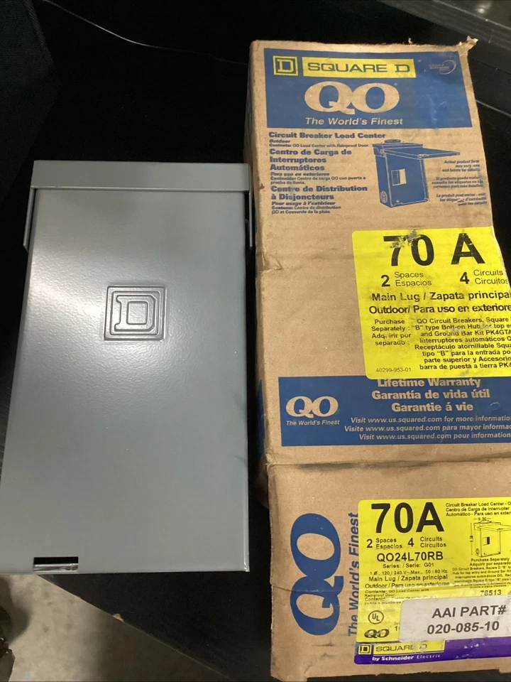 SQUARE D QO24L70RB 70A автоматический выключатель центр нагрузки серии G01 новый - Изображение 1 из 4