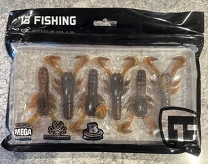 "13 pesca 3"" Ninja Craw naranja mohoso" - Imagen 1 de 1