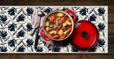 Heat Resistant Table Runner Trivet 39 x 12 Inch Protects Dining Table and Cou... - Image 1 of 2