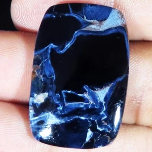natural PIETERSITE cushion cabochon loose gemstone 34.65 Carat. (20 x 31 x 5 mm) - Picture 1 of 6