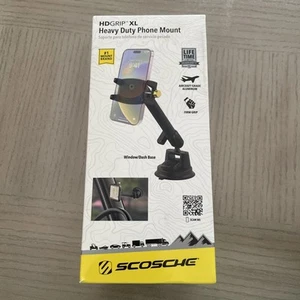 Scosche HDGRIP XL Heavy Duty Car Phone Mount – Windshield Dash Universal – New - Zdjęcie 1 z 5