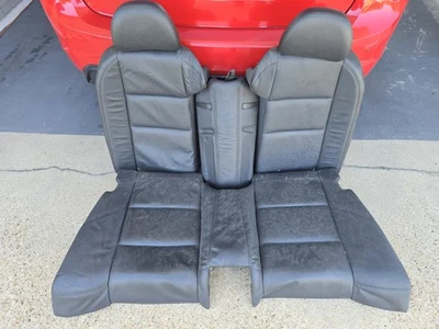 Conjunto de asiento trasero Volvo C70 2006-2010 cuero negro OEM Foto 1 de 4