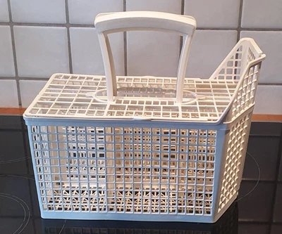 AEG® Besteckkorb, aufklappbar, weiß, PP, gebraucht - Bild 1 von 4