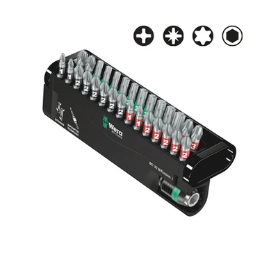 WERA 05057430001 Bit-Check 30 BiTorsion 1, 30 peças - Imagem 1 de 4