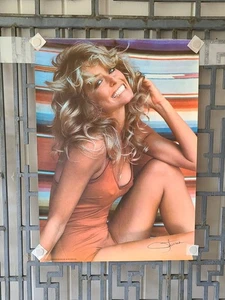 Farrah Fawcett 1976 costume da bagno rosso 20 x 28 poster #14-507 Pro-Arts, Inc.- originale - Foto 1 di 6