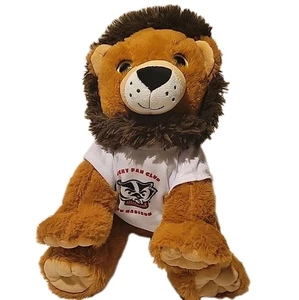 University of Wisconsin UW-Madison Plüsch Löwe W Bucky (Dachs) Fan Club Shirt - Bild 1 von 8