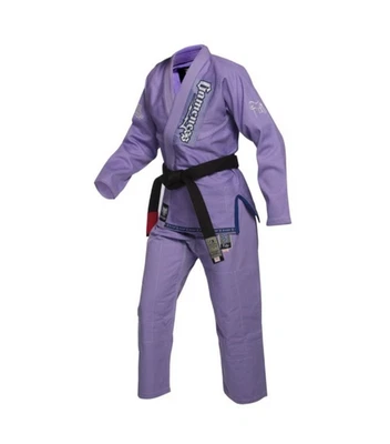 Plumas de juego púrpura para mujer artes marciales BJJ Jujitsu Gi uniforme F4 Foto 1 de 4