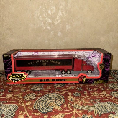Road Champs Big Rig's Boar's Head Marca Provisiones Diecast Semi Escala 1/64 1995 Foto 1 de 4