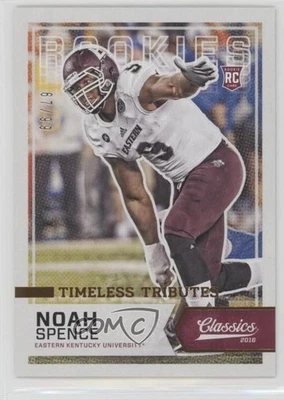 2016 Panini Classics Rookies Timeless Tributes Bronze /99 Noah Spence Rookie RC - Image 1 of 2