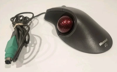 Microsoft Trackball Optical 1.0 PS2/USB Compatible (X05-87475) - Works  - Image 1 of 4