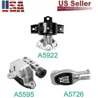 Engine Motor & Trans Mount For Chevrolet Sonic 2012-2020 1.4L 12-2018 1.8L Only Foto 1 de 4