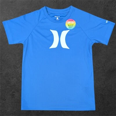 Camisa de natação Hurley UPF 50+ Rash Guard masculina 6 Santiago Hurley H20-Dri Wicks - Imagem 1 de 2