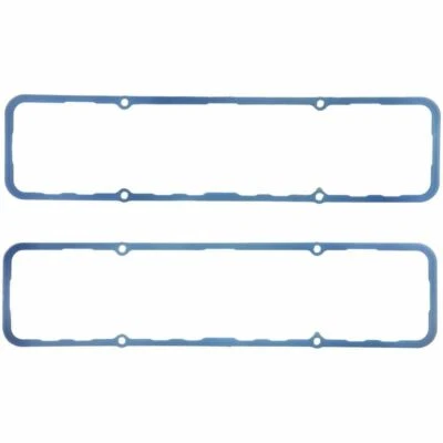 Fel-Pro P1628 Small Block Chevy Molded Blue Silicone Valve Cover Gasket Pair / 2 - Image 1 of 2