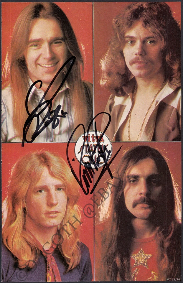STATUS QUO Whatever You Want FRANCIS ROSSI RICK PARFITT In Army Autograph SIGNED - Image 1 of 1