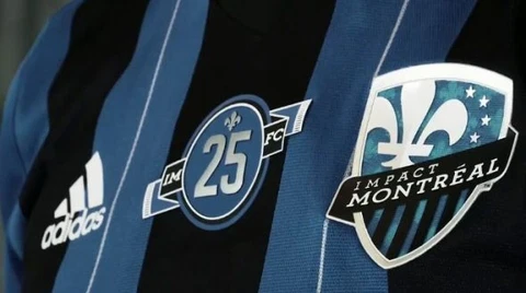 PLAYER ISSUE MENS FC MONTREAL IMPACT 2017/2018 MLS SOCCER FOOTBALL SHIRT SIZE M Cover