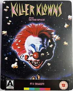 KILLER KLOWNS FROM OUTER SPACE Blu-ray+DVD ARROW Limited Edition STEELBOOK MINT - Picture 1 of 9