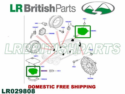 ALTAVOZ LAND ROVER ORIGINAL LR4 RANGE ROVER SPORT 2012 EN ADELANTE LR029808 Foto 1 de 2