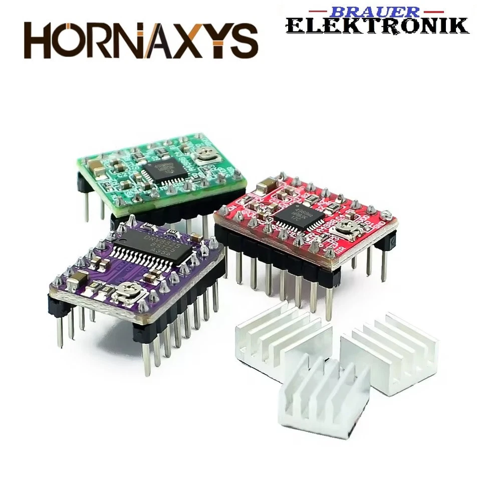 ✨DRV8825 Schrittmotor mit Kühlkörper Treiber Stepper Driver Modul A4988 8-35V✨ - Bild 1 von 1