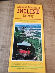 Vintage Reiseprospekt Aussichtspunkt Berg Steigung Eisenbahn Chattanooga TN - Bild 1 von 3