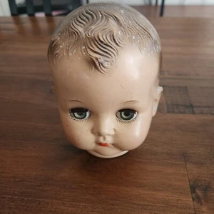 Pb-200 Ideal Doll Head Only Rare Sleep Eyes Made In USA Vintage P-200 P200 - Picture 1 of 12