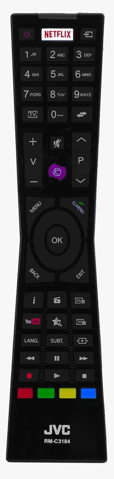 Genuine JVC TV Remote Control for LT24VH52J / LT-24VH52J - Image 1 of 1