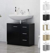vidaXL Waschbeckenunterschrank Sonoma 63x30x54cm Badmöbel Schrank Viele Farben