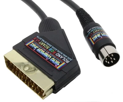 Cable de video para TV Roland S20, S50, S330, S550, S750, S760, S770 RGB Scart
