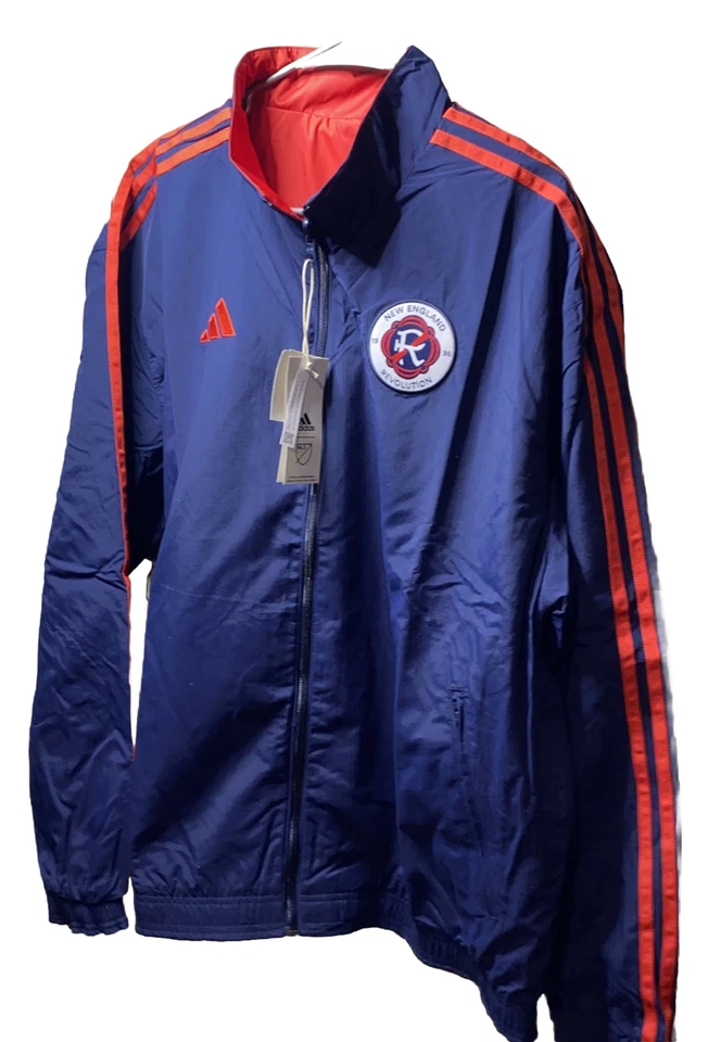 Adidas NE ANTHM REVOLUTION Reversible Jacket In Blue/red Size XL New - Image 1 of 4