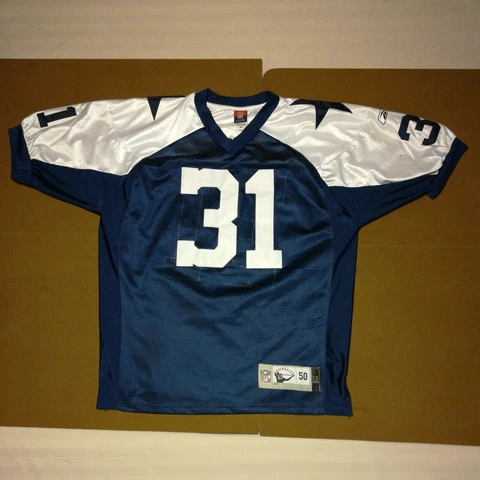 Dallas Cowboy Roy Williams #31 NFL Reebok Classic Throwback Jersey Sewn Sz50 XL Cover