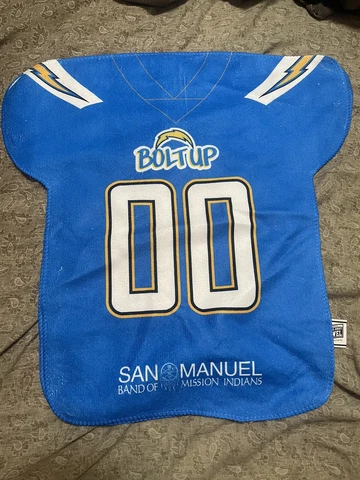 Los Angeles Chargers Jersey Rally Towel SGA Bolt Up Cover