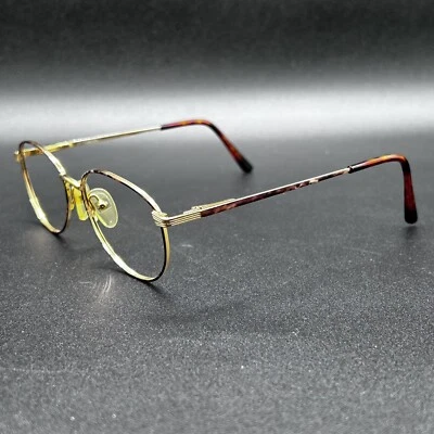 J.G. Marco de gafas Hook Charleston dorado Tort Flex 52-17-135 usado Foto 1 de 4