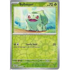 001/165 Bulbasaur : (Reverse Holo)  Card : SV03.5 151 Pokemon Trading Card Game