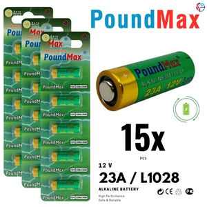 PoundMax 23A / L1028 Batteries 12v Alkaline Battery Combo Pack - 15 Count - Picture 1 of 8
