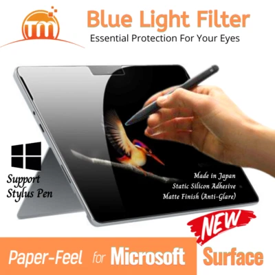 【TM】Paper feel touch Screen Protector with UV & Blue Light Filter for MS Surface - Image 1 of 4