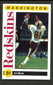 Washington Redskins 1991 Policía #81 Arte Monje Siracusa Naranja Salón de la Fama - Imagen 1 de 1