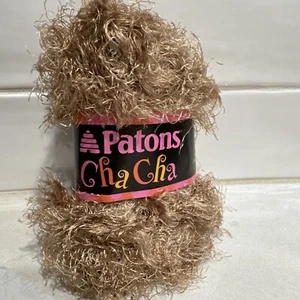 *Lot of 10* NEW Patons Cha Cha Yarn Eyelash 146964 Sable 02012 Light Tan - Picture 1 of 7