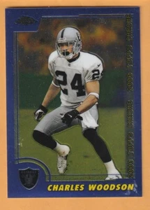 Charles Woodson Oakland Raiders 2000 Topps Chrome #154 Michigan Wolverines 12K - Picture 1 of 2