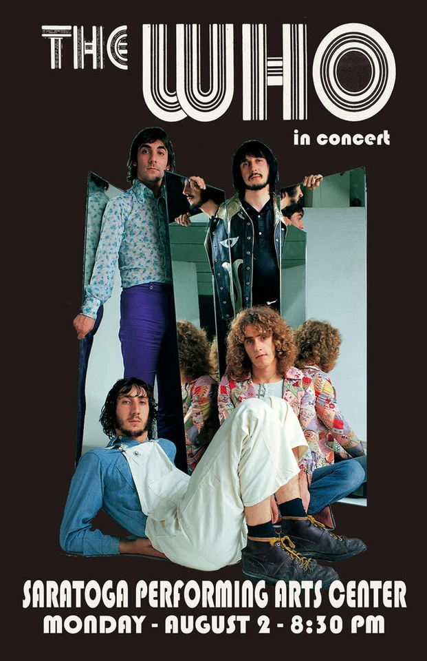 WHO REPLICA 1971 CONCERT POSTER - Image 1 of 1