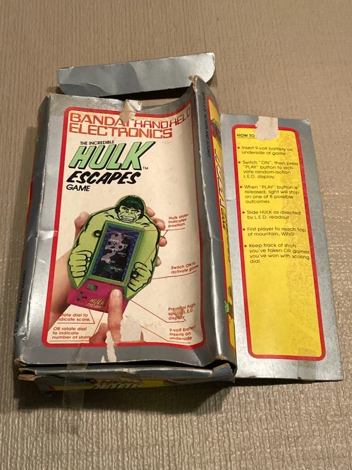 Vintage 1978 Hulk Escapes Bandai Handheld Game - Image 1 of 4