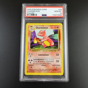 PSA 10 Charmeleon 24/102 Italian Base Set 1999-2000 Non Holo Pokemon Karte - Bild 1 von 3