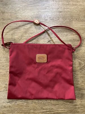 Bolso de nailon Bric's bolsa roja riñonera logotipo bolso cinturón convertible Foto 1 de 4