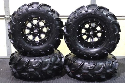 YAMAHA BIG BEAR 400 SRA 26" MAXXIS ZILLA ATV TIRE & HL4 WHEEL KIT SRA1CA - Image 1 of 4