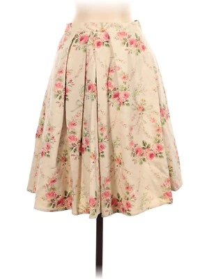 NUEVO CON ETIQUETAS Anthropologie Manoush Inglés Rosa Floral Tul Línea A Falda Envolvente 38 / EE. UU. 6 Foto 1 de 4