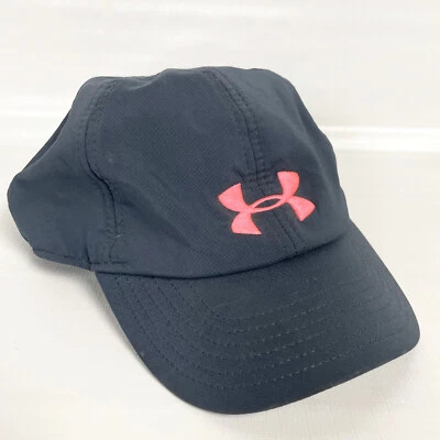 Gorra de béisbol Under Armour para mujer talla única correa ajustable gris logotipo de neón Foto 1 de 4